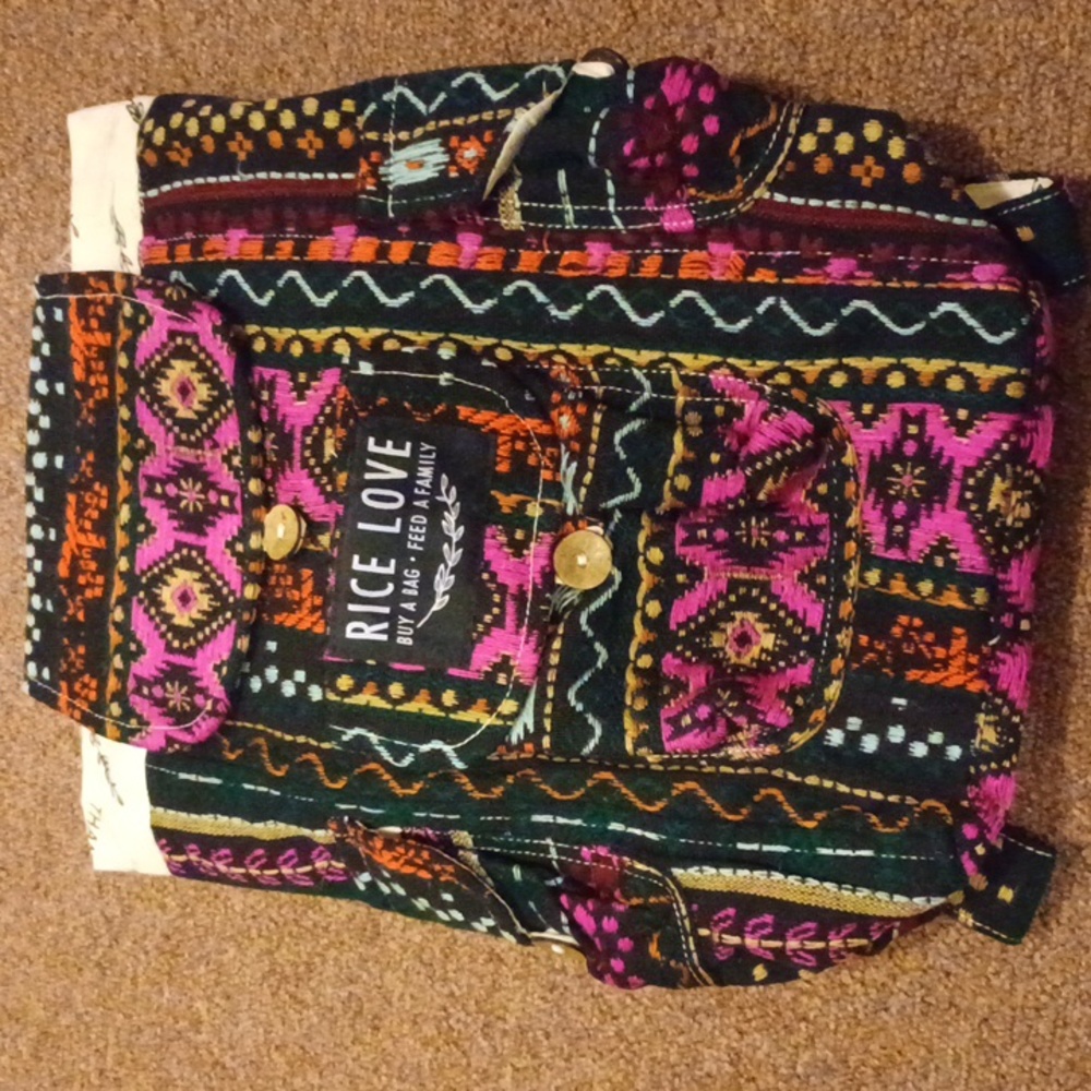 Rice Love Handmade Backpack